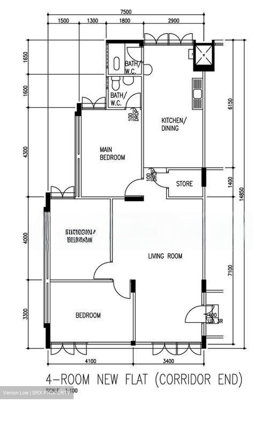 Blk 182 KEBUN BARU LINK 2 (Ang Mo Kio), HDB 4 Rooms #459468271